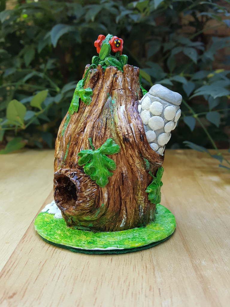 Fairy House ‘Miniature Tree Stump’