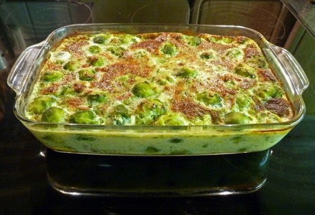 Brussels Sprouts Casserole. Image by Lebensmittelfotos from Pixabay